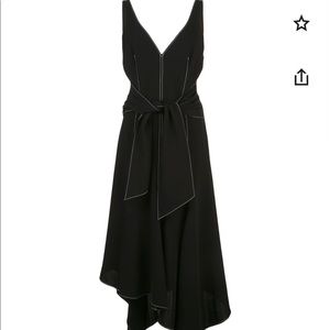 cinq a sept Stasia Tie-Front Sleeveless Dress